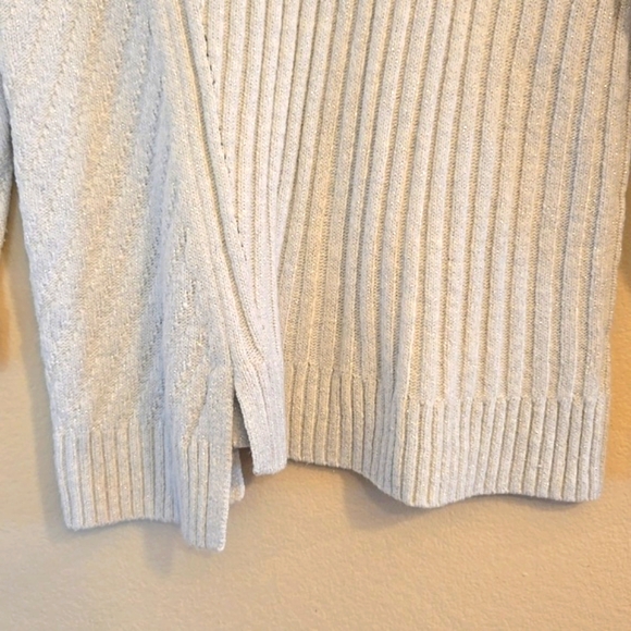 Simply Vera by Vera Wang Asymmetrical Sparkle Sweater - Picture 3 of 7